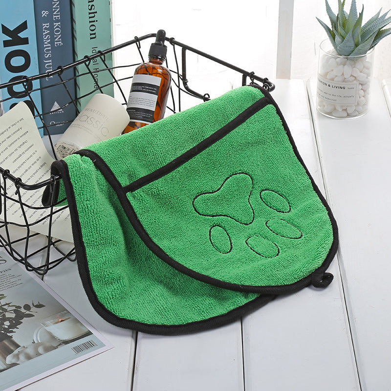 Pet bath towels, absorbent towels for cats and dogs