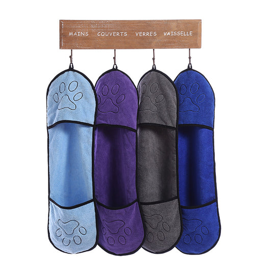 Pet bath towels, absorbent towels for cats and dogs